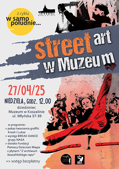 Relacja ze spotkania z cyklu "W samo południe" poświęconemu street artowi w muzeum