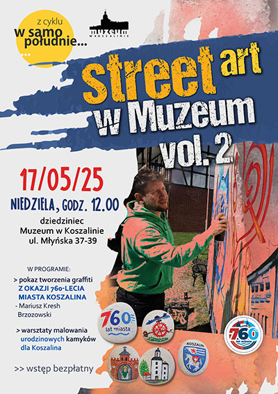 Relacja ze spotkania "Street art w Muzeum", które odbyło się w ramach cyklu "W samo południe".